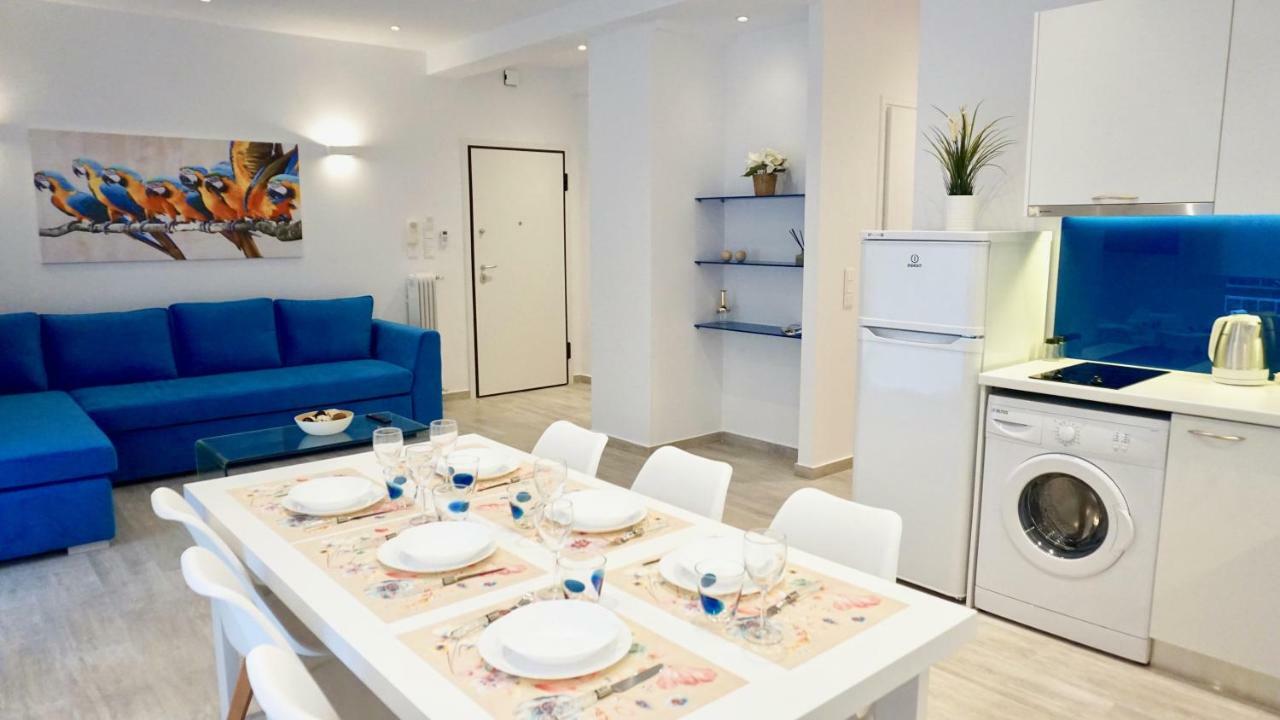 Modern & Central Apt In Athene Buitenkant foto